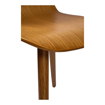 Oak Solid Wood and Wood Dining Side Chair HomeRoots