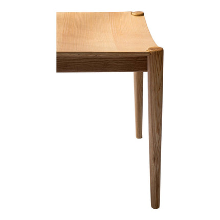 Natural Wood Slat Back Dining Side Chair HomeRoots