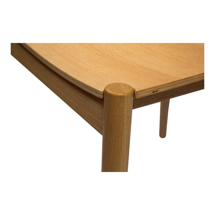 Natural Wood Slat Back Dining Side Chair HomeRoots