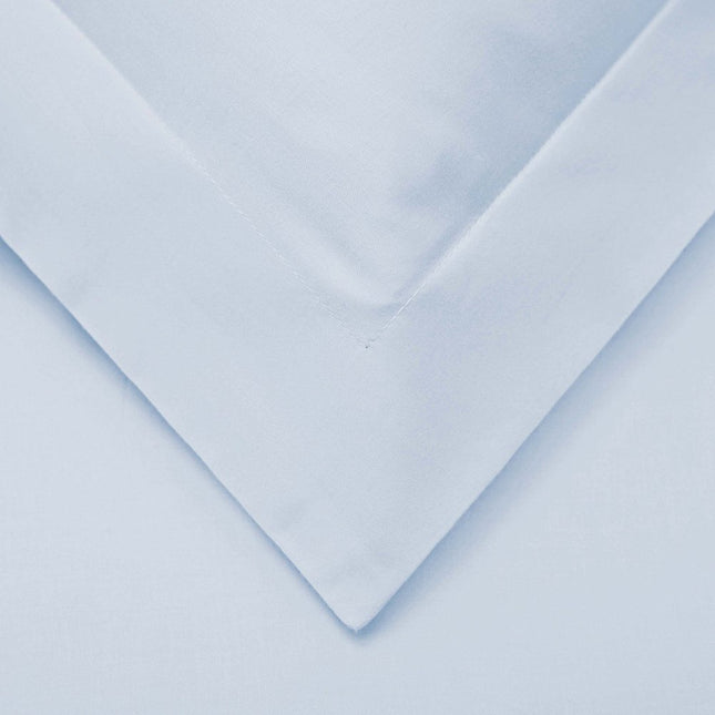 Light Blue Queen Cotton Blend 1000 Thread Count Washable Duvet Cover Set HomeRoots