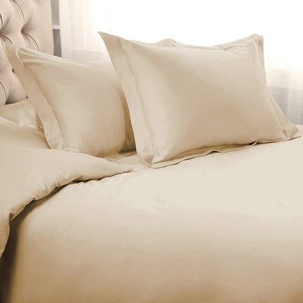 Ivory Queen Cotton Washable Duvet Cover Set