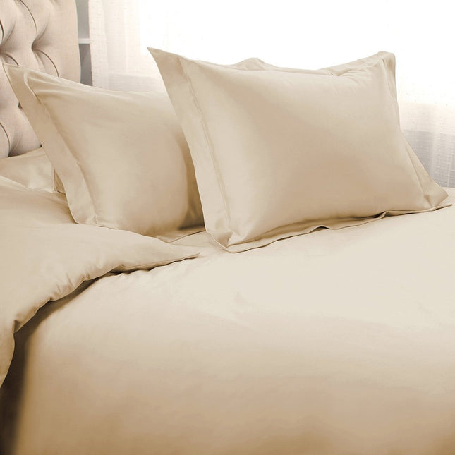 Ivory Queen Cotton Washable Duvet Cover Set
