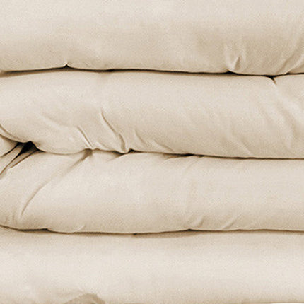 Ivory Queen Cotton Washable Duvet Cover Set