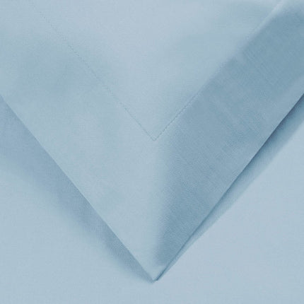 Light Blue King Cotton Washable Duvet Cover Set
