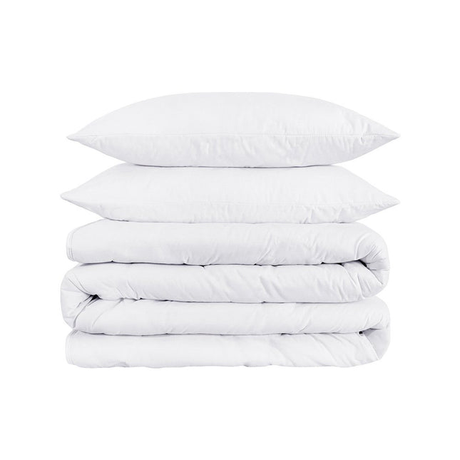 White King Cotton Washable Duvet Cover Set