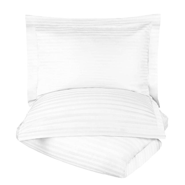 White King Cotton Blend 400 Thread Count Washable Duvet Cover Set HomeRoots