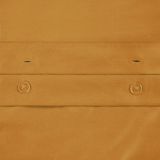 Brown Sugar King Cotton Blend 650 Thread Count Washable Duvet Cover Set