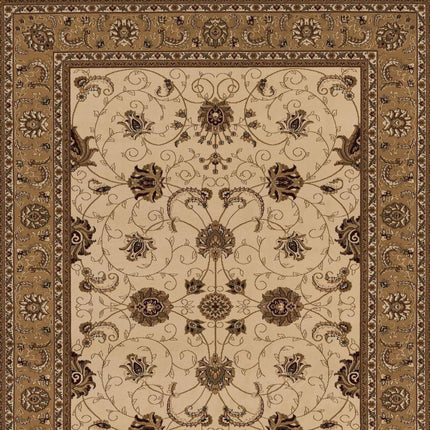 10' X 13' Black and Tan Oriental Washable Non Skid Area Rug HomeRoots