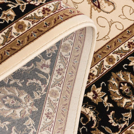 10' X 13' Beige and Brown Oriental Washable Non Skid Area Rug HomeRoots
