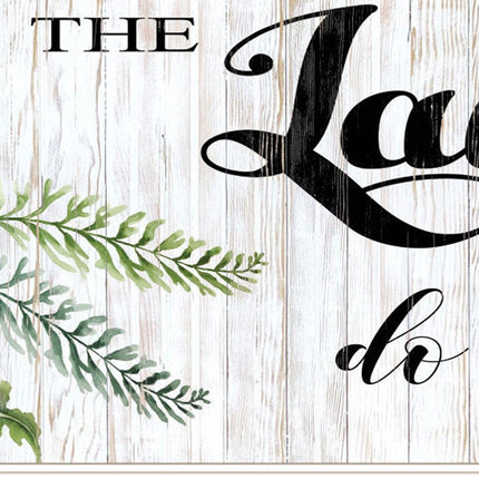 The Laundry Room White and Brown Framed Print Laundry Wall Art HomeRoots