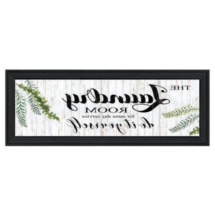 The Laundry Room Black Framed Print Laundry Wall Art HomeRoots