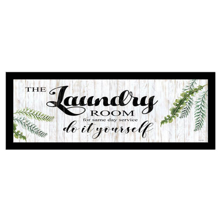 The Laundry Room Black Framed Print Laundry Wall Art HomeRoots