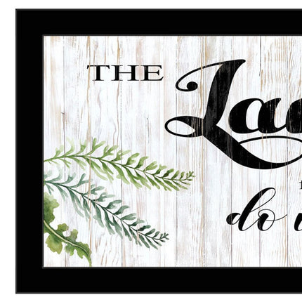 The Laundry Room Black Framed Print Laundry Wall Art HomeRoots
