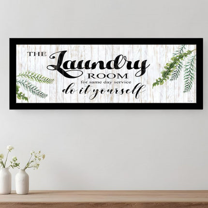 The Laundry Room Black Framed Print Laundry Wall Art HomeRoots