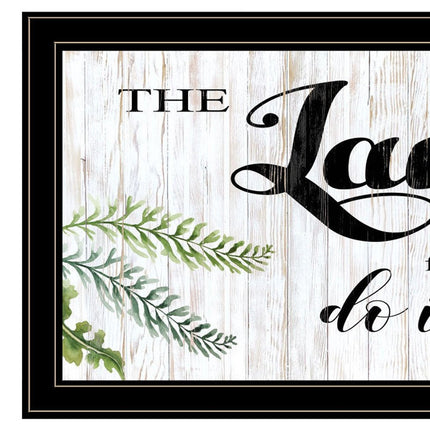 The Laundry Room Black Framed Print Laundry Wall Art HomeRoots