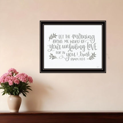 Your Unfailing Love Black Framed Print Wall Art HomeRoots