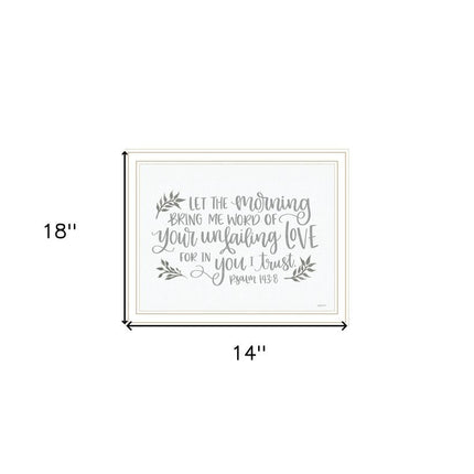 Your Unfailing Love Black Framed Print Wall Art HomeRoots
