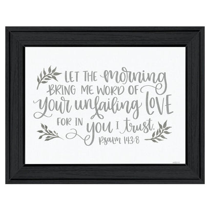 Your Unfailing Love Black Framed Print Wall Art HomeRoots