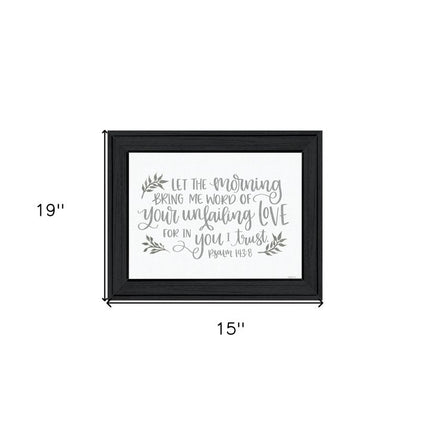 Your Unfailing Love Black Framed Print Wall Art HomeRoots
