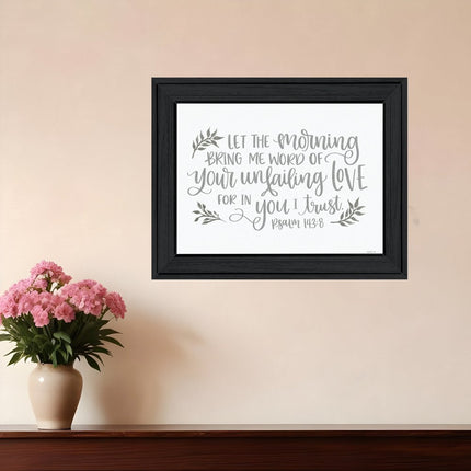 Your Unfailing Love Black Framed Print Wall Art HomeRoots
