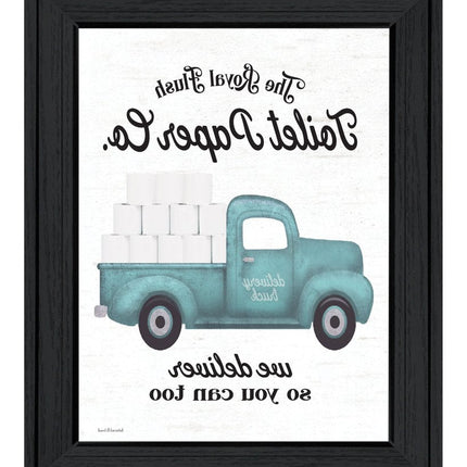 Toilet Paper Co Black Framed Print Bathroom Wall Art HomeRoots