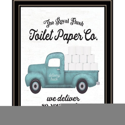 Toilet Paper Co Black Framed Print Bathroom Wall Art HomeRoots