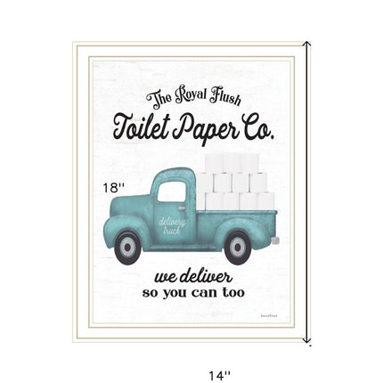 Toilet Paper Co Black Framed Print Bathroom Wall Art HomeRoots