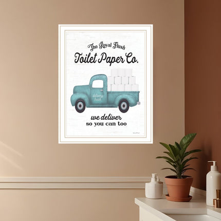 Toilet Paper Co Black Framed Print Bathroom Wall Art HomeRoots
