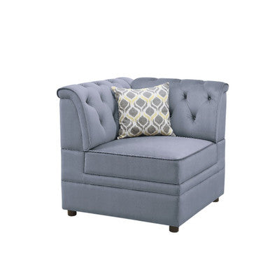 ACME 53306 Bois II Modular Wedge, Gray Velvet ACME Furniture