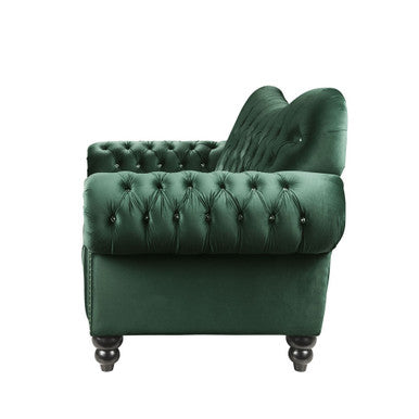 ACME 53402 Iberis Loveseat, Green Velvet (1Set/2Ctn) ACME Furniture