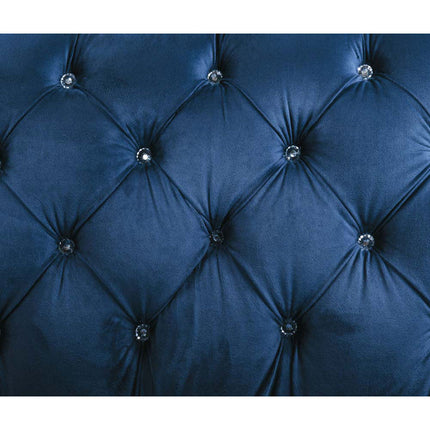 ACME 53405 Iberis Sofa, Navy Velvet (1Set/2Ctn)