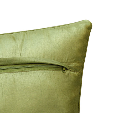 Set of Two 20" Green and Yellow Throw Pillows HomeRoots