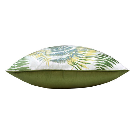 Set of Two 20" Green and Yellow Throw Pillows HomeRoots