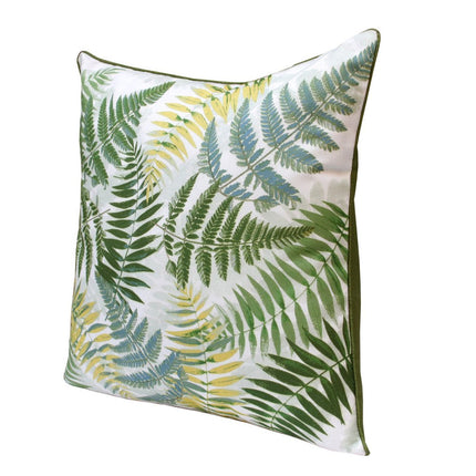 Set of Two 20" Green and Yellow Throw Pillows HomeRoots