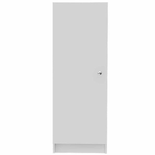 47" White Wood Pantry Or Storage Closet HomeRoots
