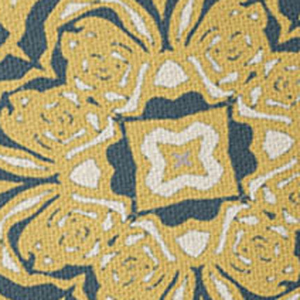 Set of Two Yellow And Blue Botanical Indoor Outdoor Throw Pillow HomeRoots