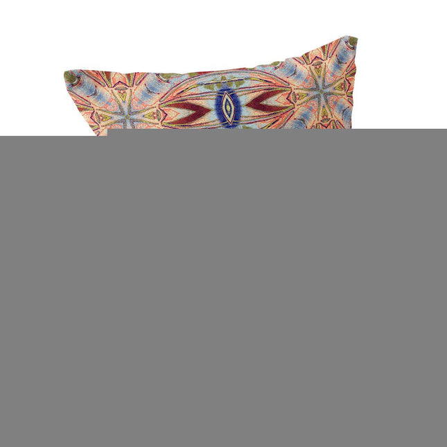 Set of Two Gray Green Magenta And Red Floral Indoor Outdoor Throw Pillow HomeRoots