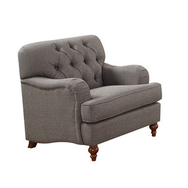 ACME 53692 Alianza Chair, Dark Gray Fabric ACME Furniture