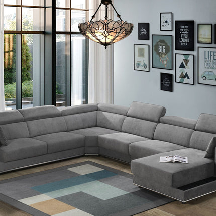 ACME 53720 Alwin Modular LF Sofa, Dark Gray Fabric
