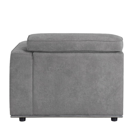 ACME 53723 Alwin Modular RF Chaise, Dark Gray Fabric