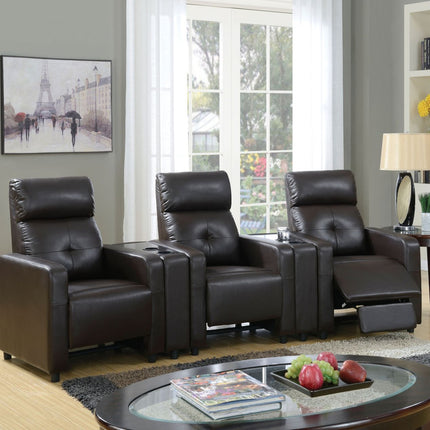 ACME 53775 Britten Home Theater (Motion), Espresso PU (1Set/5Ctn)