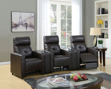 ACME 53775 Britten Home Theater (Motion), Espresso PU (1Set/5Ctn) ACME Furniture