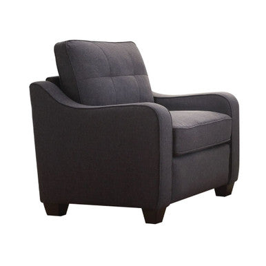 ACME 53792 Cleavon II Chair, Gray Linen ACME Furniture