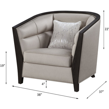 ACME 54237 Zemocryss Chair with Pillow  5