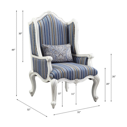 ACME 54312 Ciddrenar Chair with Pillow  6