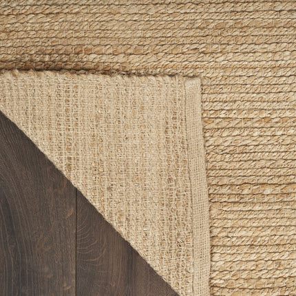 10' Natural Jute Flatweave Handmade Runner Rug HomeRoots