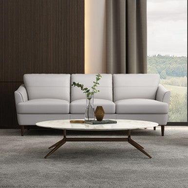 ACME 54575 Helena Sofa, Pearl Gray Leather ACME Furniture