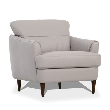 ACME 54577 Helena Chair, Pearl Gray Leather