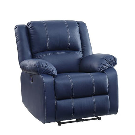 ACME 54617 Zuriel Power Recliner, Blue PU