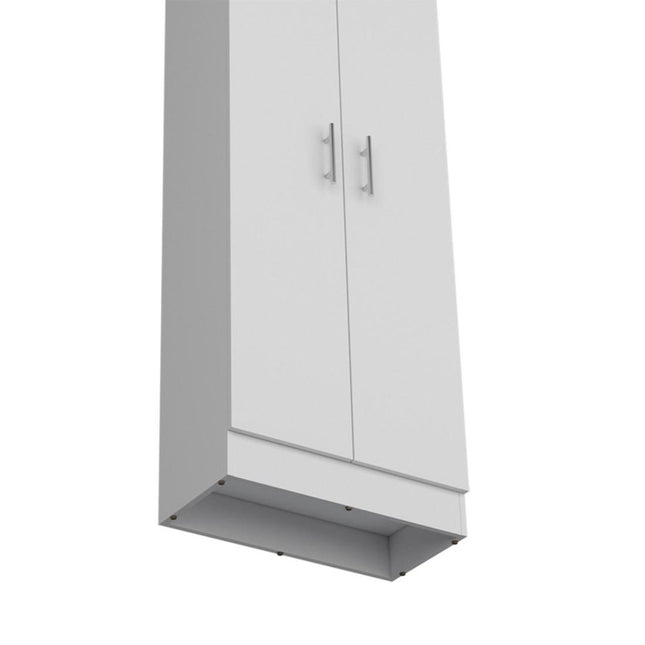 67" White Wood Pantry Or Storage Closet HomeRoots